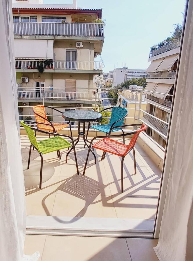 דירות אתונה Popart -Spacious 3Rdfl 1Bdr W/Balcony/View מראה חיצוני תמונה